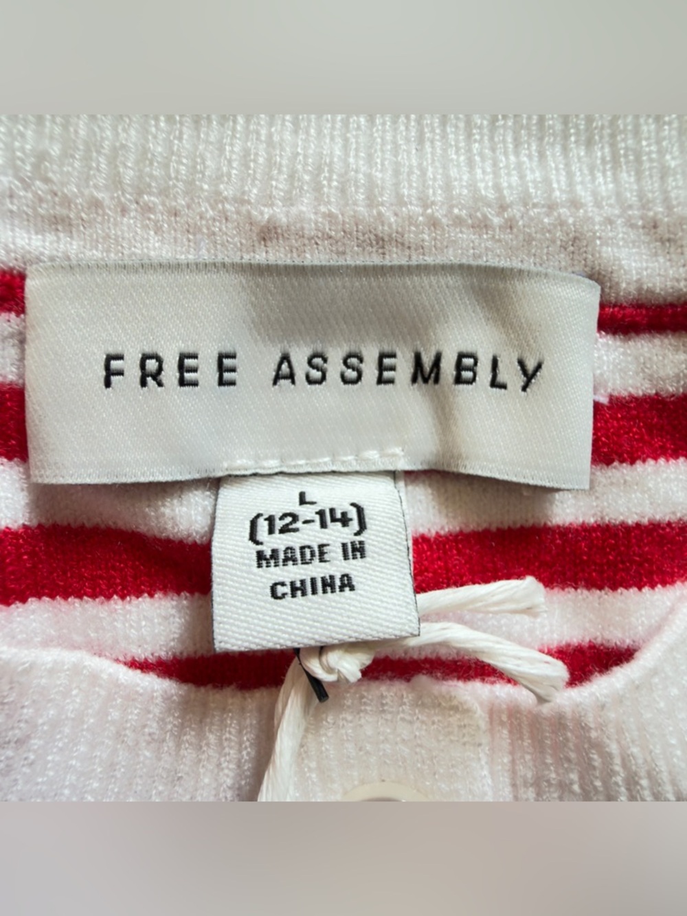 Women’s Red & White Stripe Button-Front Cardigan - Picture 6 of 15